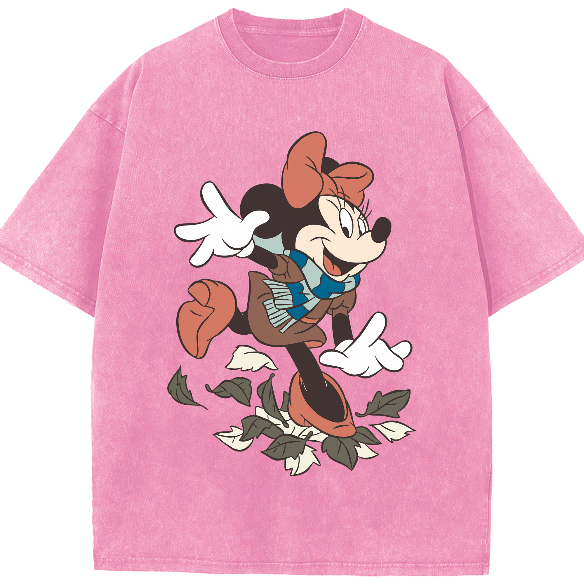 （画像用） ミッキーマウス Mickey Mouse 綿100% ヴィンテージ風 半袖Tシャツ（フロントプリント）